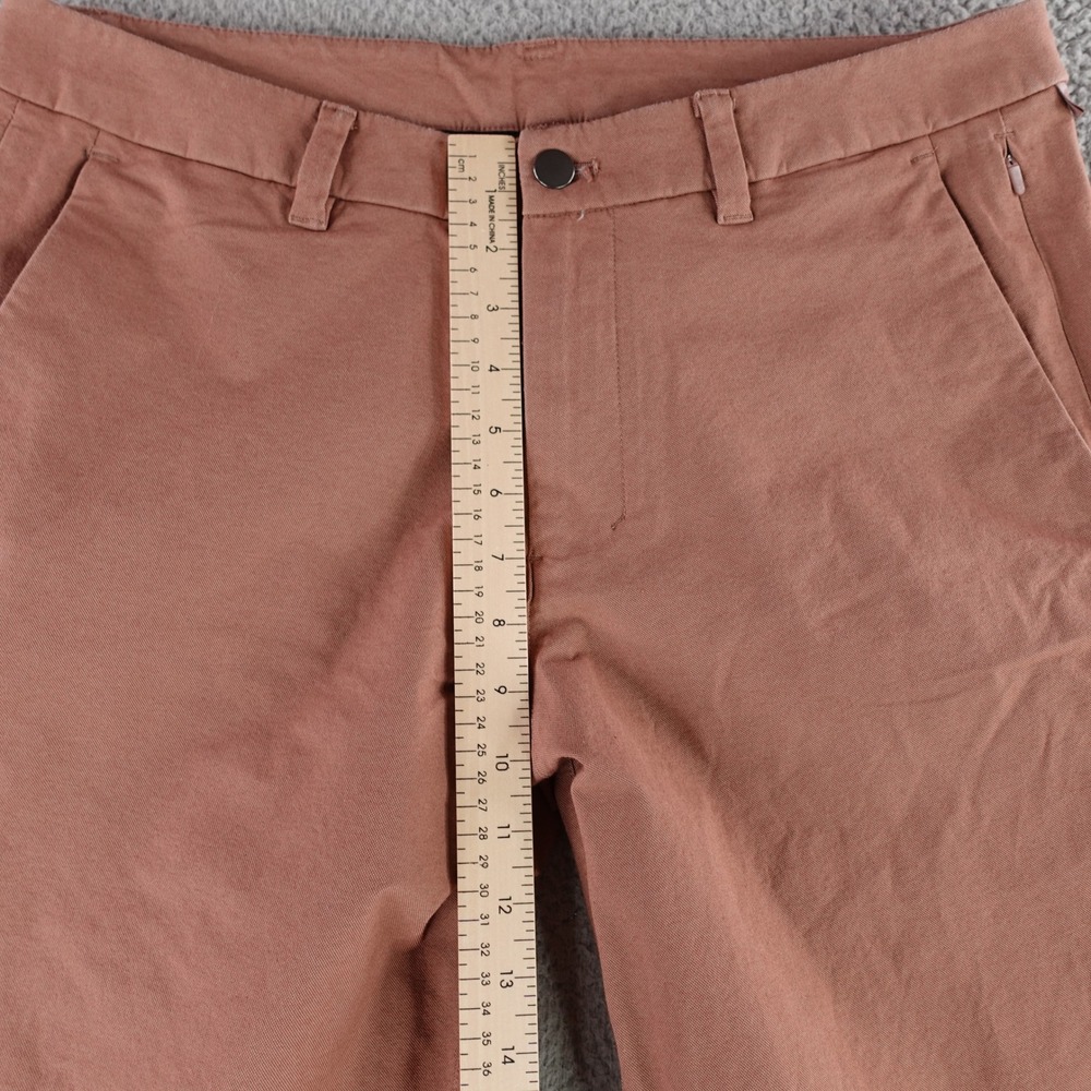 Lululemon Commission Slim Pant 34 Earth Dye Clay Cotton Blend ABC Pants LM5ACOS - Picture 7 of 9